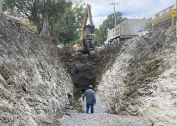 Rehabilita Obras Públicas sistemas de drenaje en El Mante
